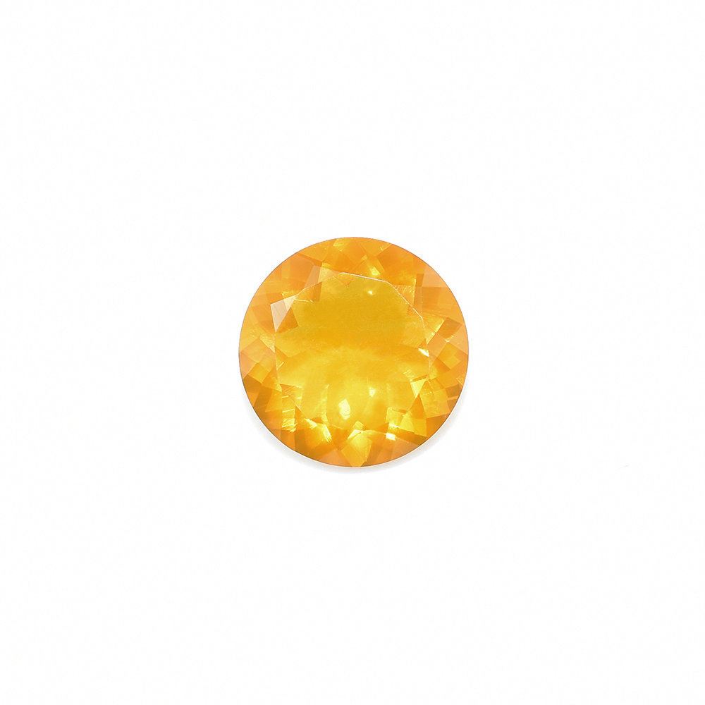 AMERICAN FIRE OPAL CUT ROUND 12MM 4.17 Cts.