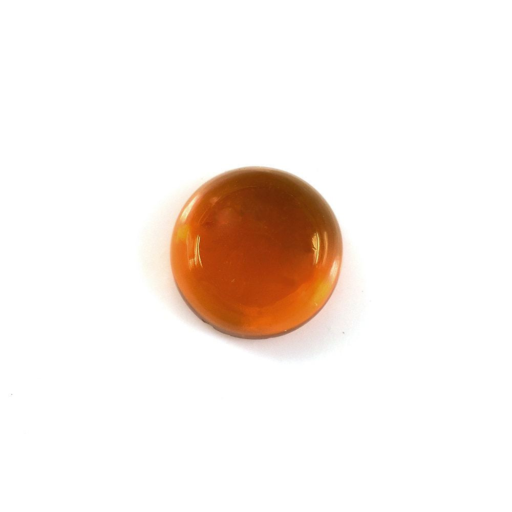 AMERICAN FIRE OPAL ROUND CAB 8MM 1.60 Cts.