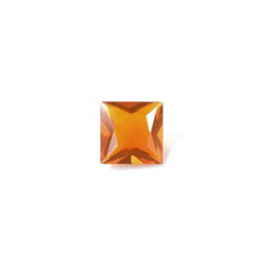 MEXICAN FIRE OPAL PRINCESS CUT SQUARE 6MM 0.8 Cts.