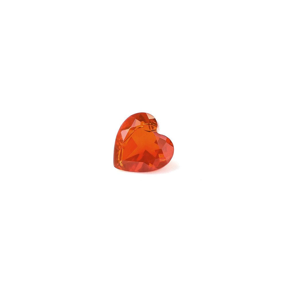 MEXICAN FIRE OPAL CUT HEART (HI) 6MM 0.55 Cts.