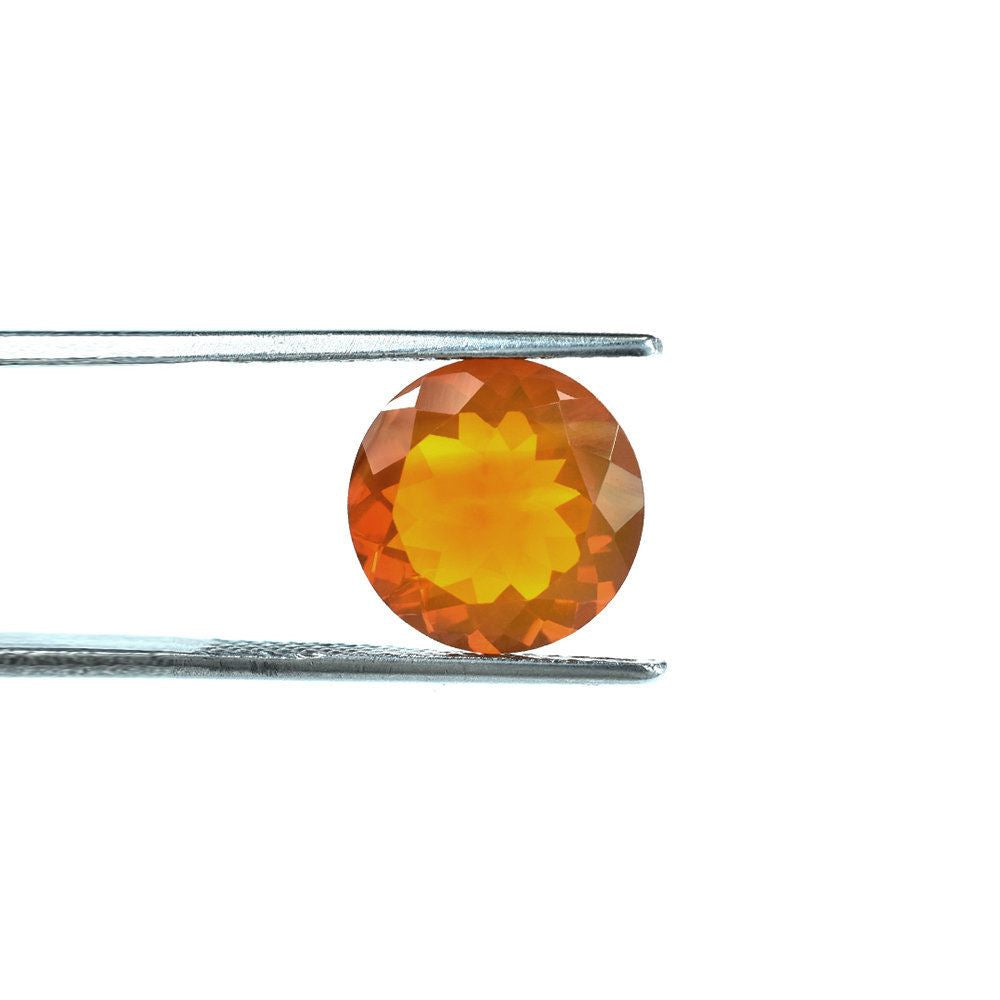 AMERICAN FIRE OPAL CUT ROUND 12MM 4.00 Cts.