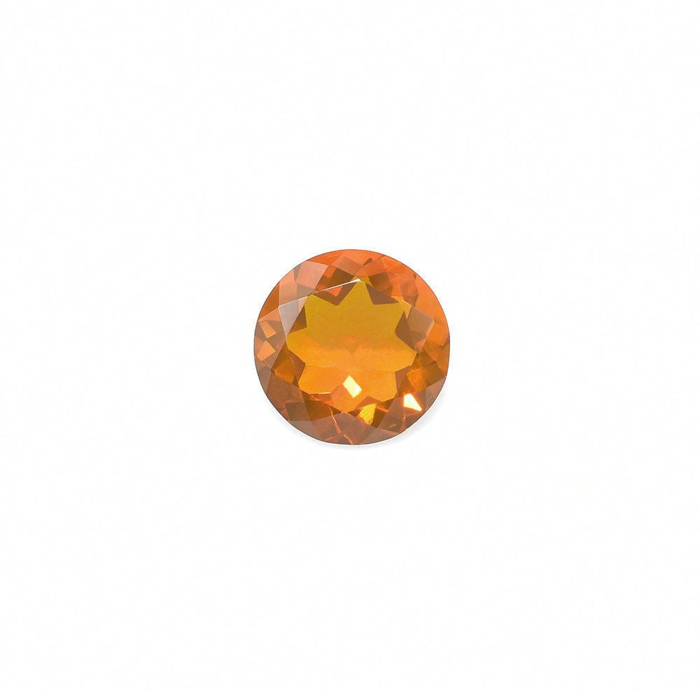 AMERICAN FIRE OPAL CUT ROUND 8MM 1.25 Cts.