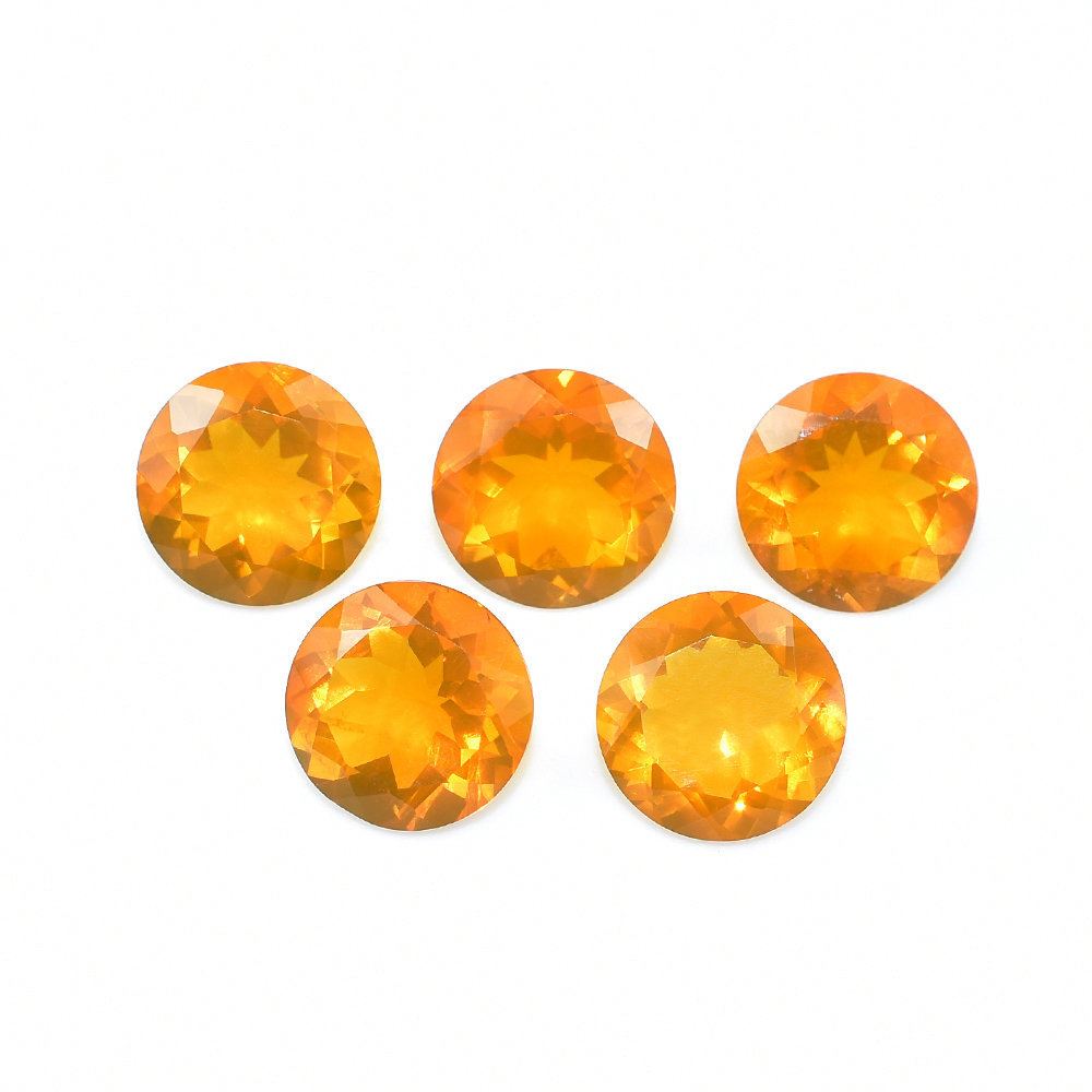 AMERICAN FIRE OPAL CUT ROUND 10MM 2.50 Cts.