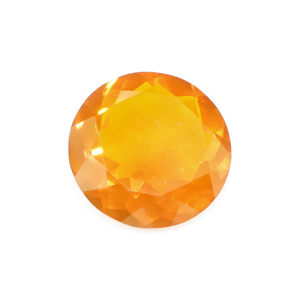 AMERICAN FIRE OPAL CUT ROUND 10MM 2.6 Cts.