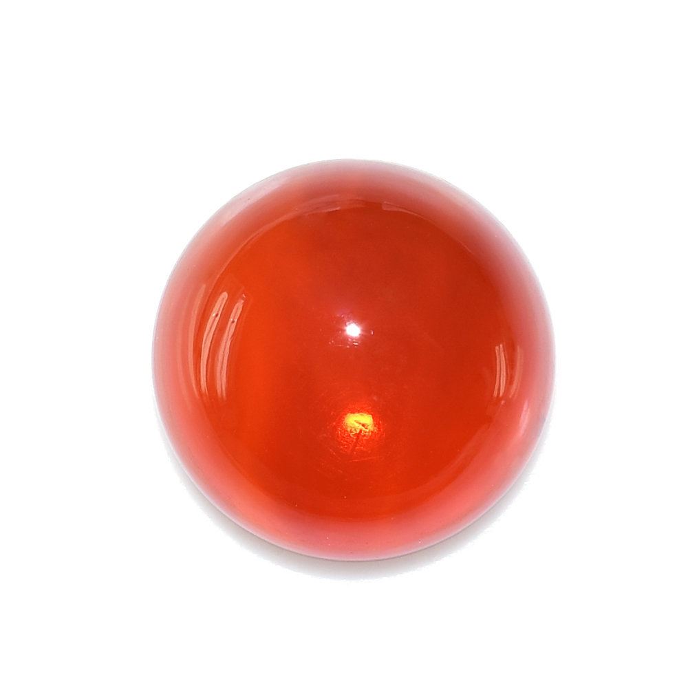 OREGON FIRE OPAL ROUND CAB 12MM 5.42 Cts.