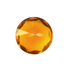 OREGON FIRE OPAL DIAMOND CUT ROUND 10MM 2.66 Cts.