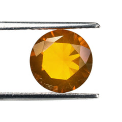 OREGON FIRE OPAL DIAMOND CUT ROUND 10MM 2.66 Cts.