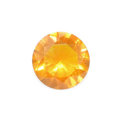 OREGON FIRE OPAL DIAMOND CUT ROUND 8MM 1.34 Cts.