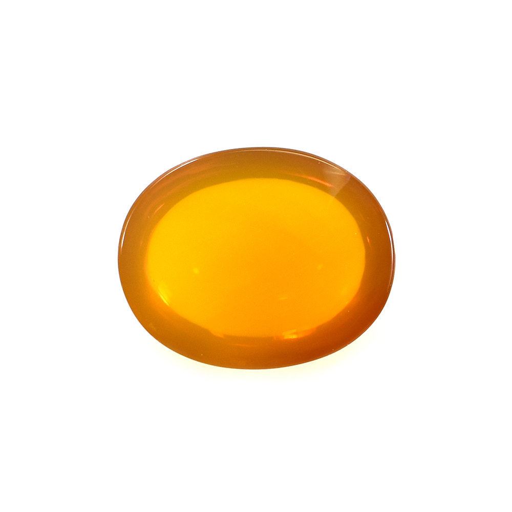 AMERICAN FIRE OPAL PLAIN OVAL CAB (LITE) 10X8MM 1.98 Cts.