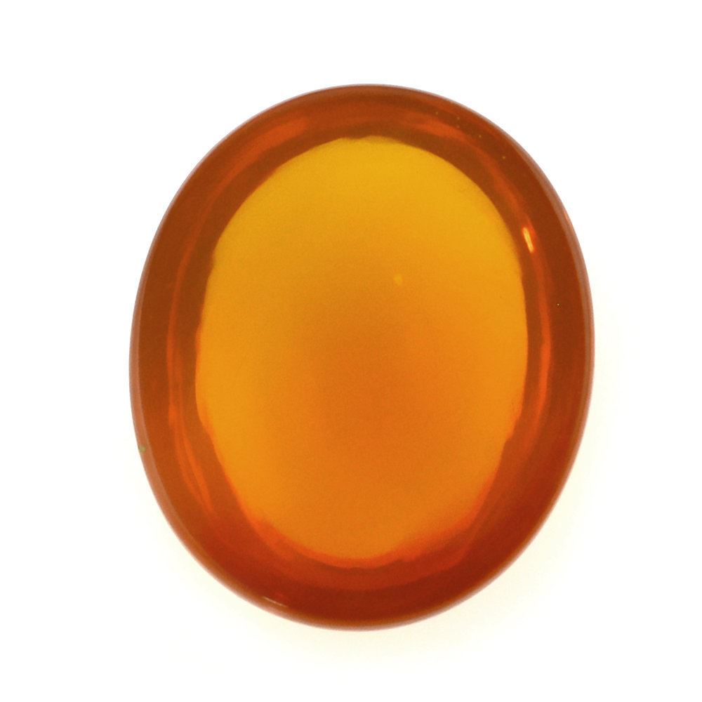 FIRE OPAL OVAL CAB (AMERICAN) 12X10MM 3.74 Cts.