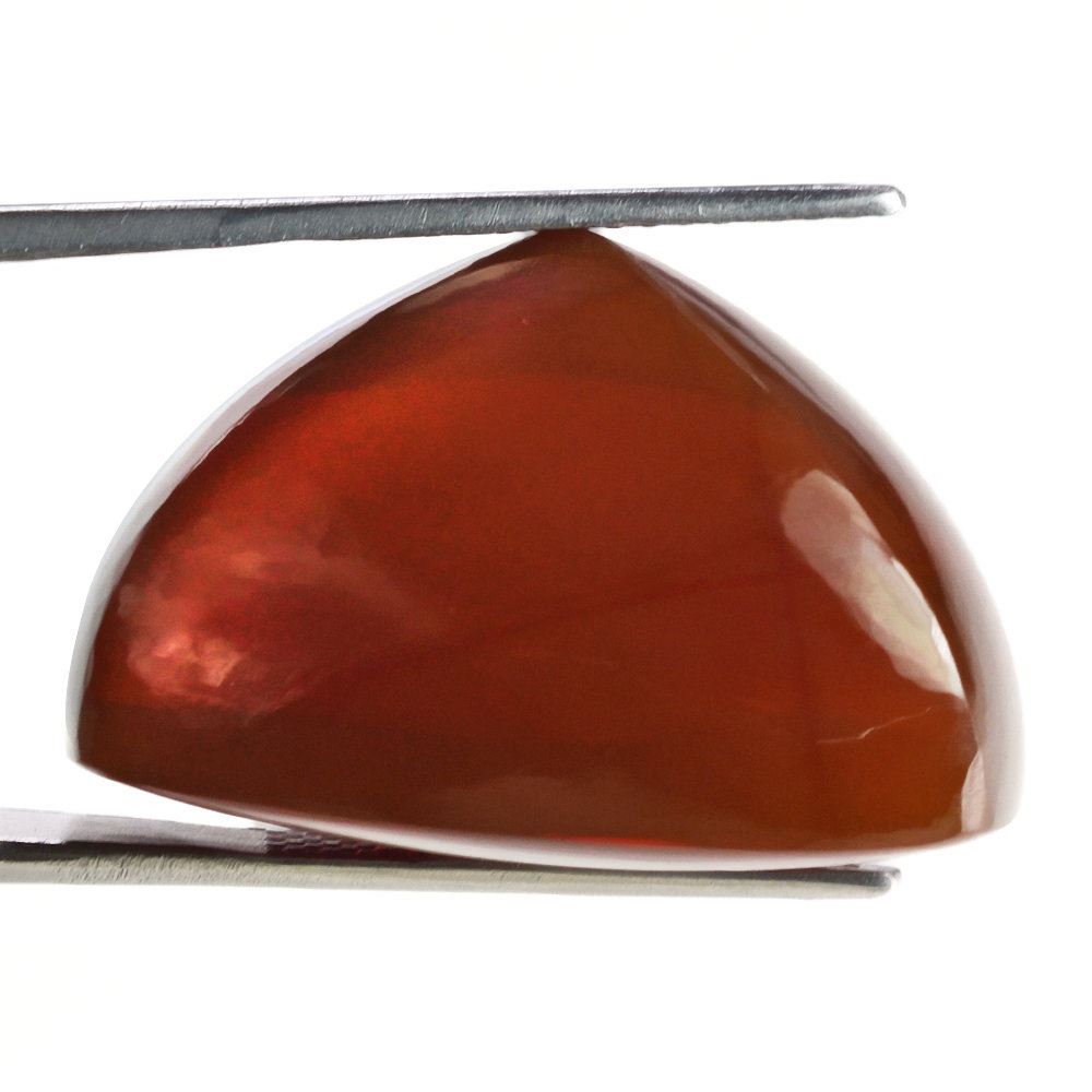 FIRE OPAL (AMERICAN) PYRAMID CUSHION CAB 28.50X21MM 64.95 Cts.