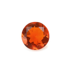 MEXICAN FIRE OPAL CUT ROUND 4MM (DARK ORANGE/CLEAN) 0.16 Cts.