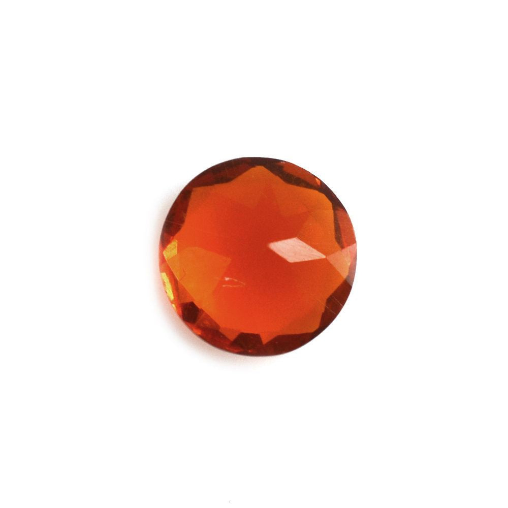 MEXICAN FIRE OPAL CUT ROUND 4MM (DARK ORANGE/CLEAN) 0.16 Cts.