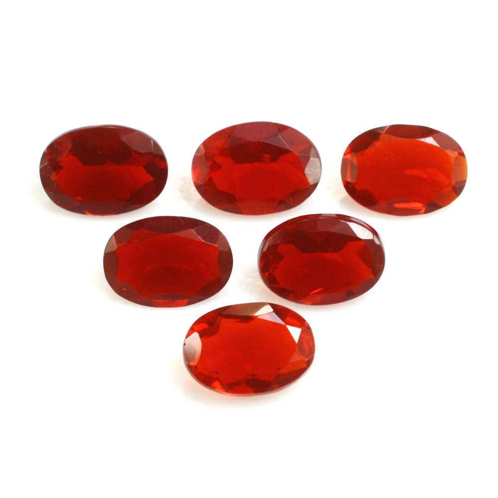 MEXICAN FIRE OPAL CUT OVAL (RED) 7X5MM 0.50 Cts.