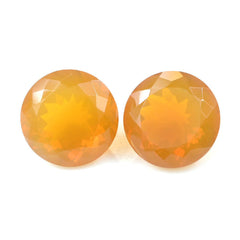 AMERICAN FIRE OPAL CUT ROUND 16MM 12.13 Cts.