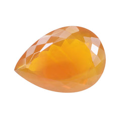 AMERICAN FIRE OPAL CUT PEAR 25X18MM 20.60 Cts.