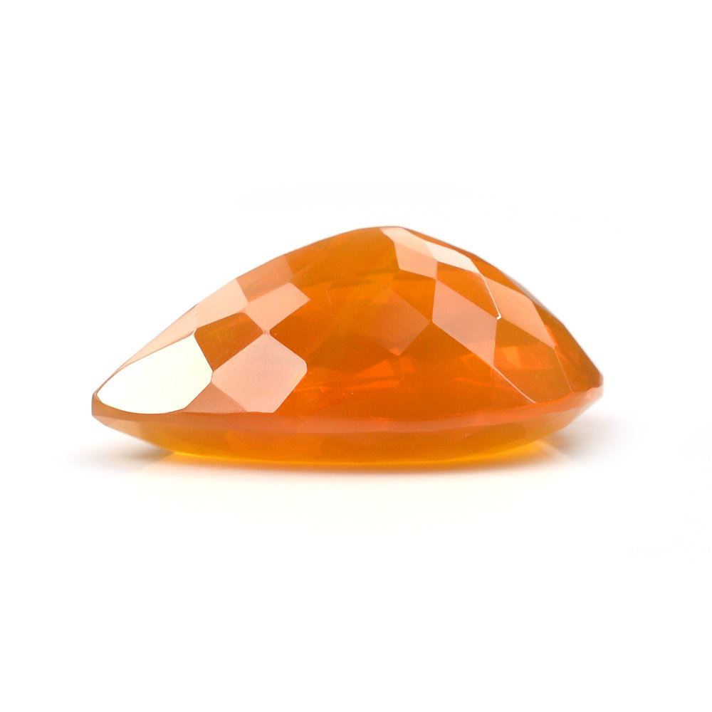 AMERICAN FIRE OPAL CUT PEAR 25X18MM 20.60 Cts.