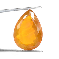 AMERICAN FIRE OPAL CUT PEAR 25X18MM 20.60 Cts.