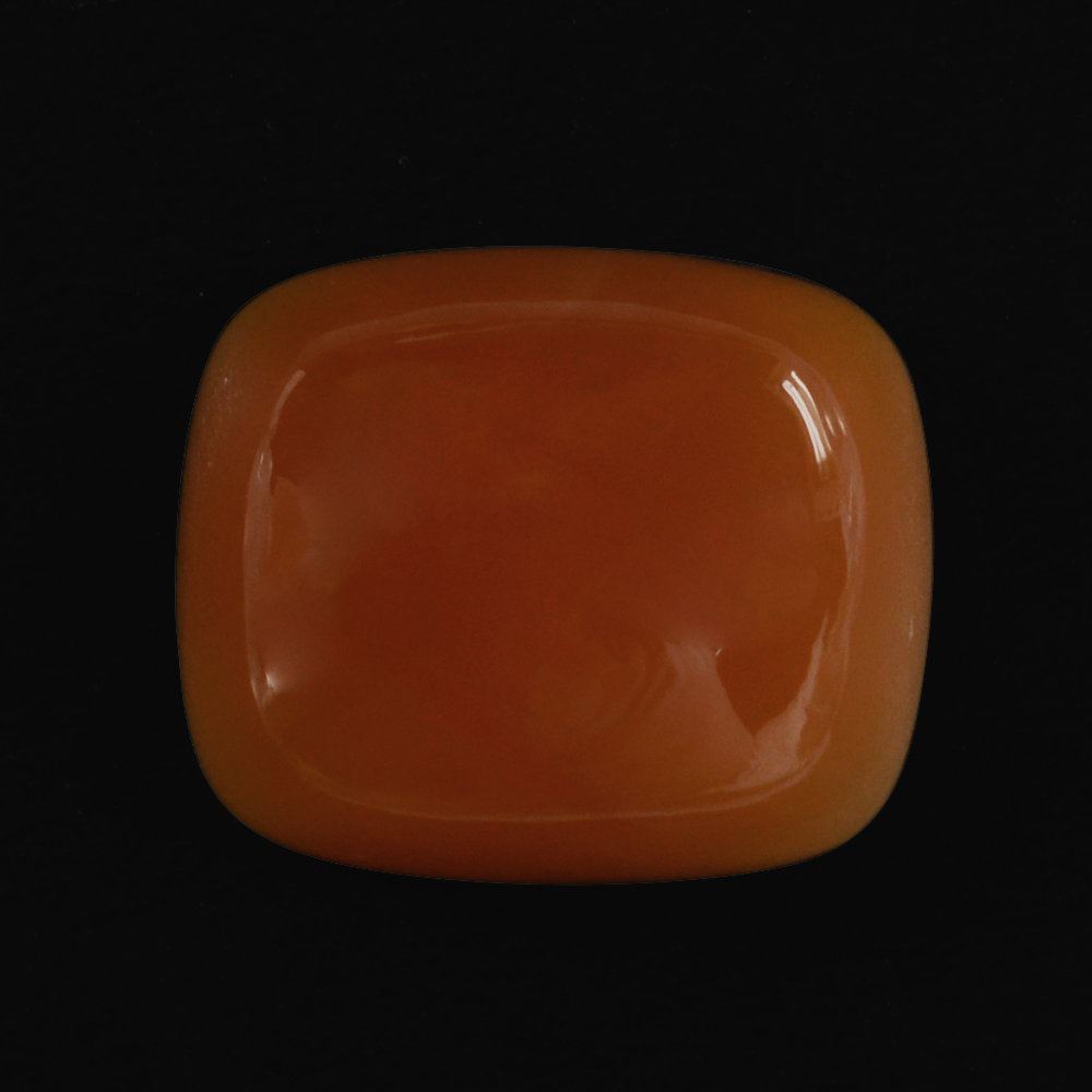 AMERICAN FIRE OPAL CUSHION CAB 21X18MM 26.10 Cts.