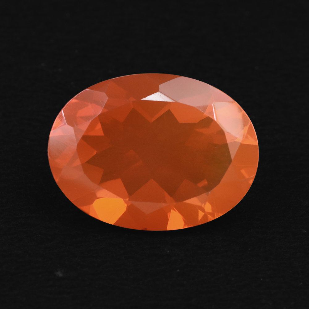 MEXICAN FIRE OPAL CUT OVAL 16X12MM 6.15 Cts.