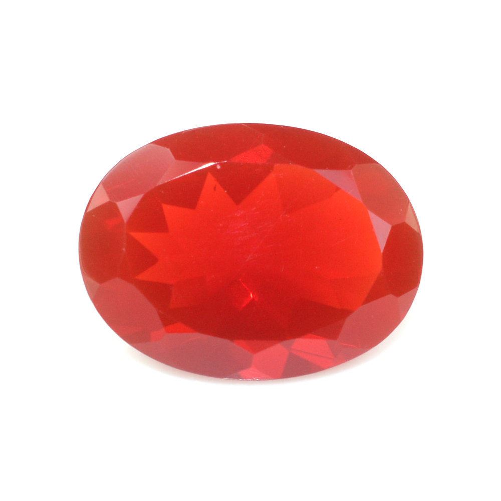 MEXICAN FIRE OPAL CUT OVAL 16X12MM 6.30 Cts.