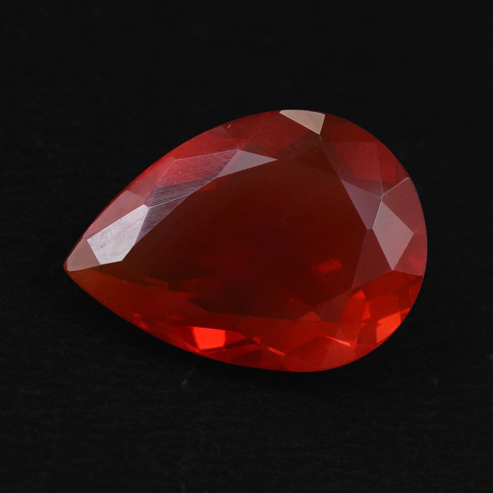 MEXICAN FIRE OPAL CUT PEAR 14.30X10.50MM 3.20 Cts.