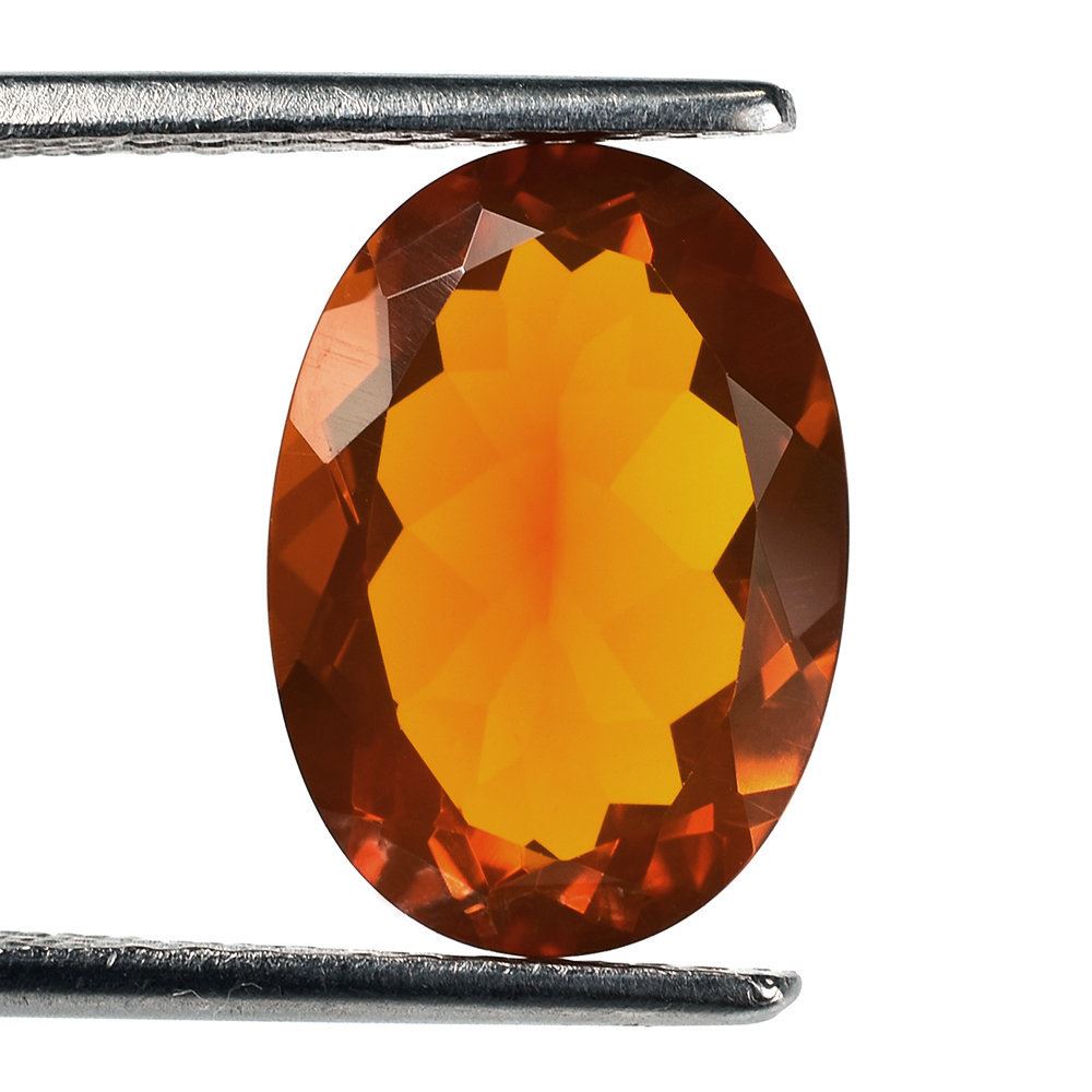 AMERICAN FIRE OPAL CUT OVAL 14X10MM 4.05 Cts.