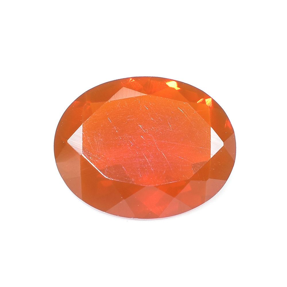 AMERICAN FIRE OPAL CUT OVAL 10X8MM 1.75 Cts.