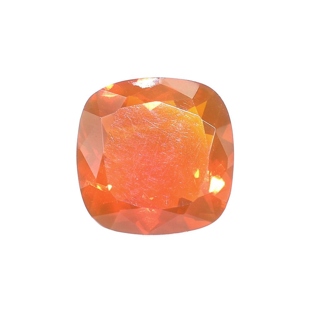 AMERICAN FIRE OPAL CUT CUSHION 8MM 1.40 Cts.