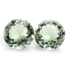 GREEN AMETHYST CUT ROUND 18MM 19.04 Cts.