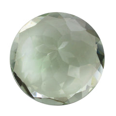 GREEN AMETHYST CUT ROUND 16MM 14.94 Cts.