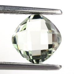 GREEN AMETHYST BRIOLETTE CUSHION 8MM 2.20 Cts.