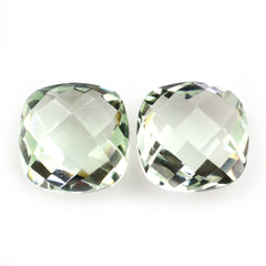 GREEN AMETHYST BRIOLETTE CUSHION 8MM 2.20 Cts.
