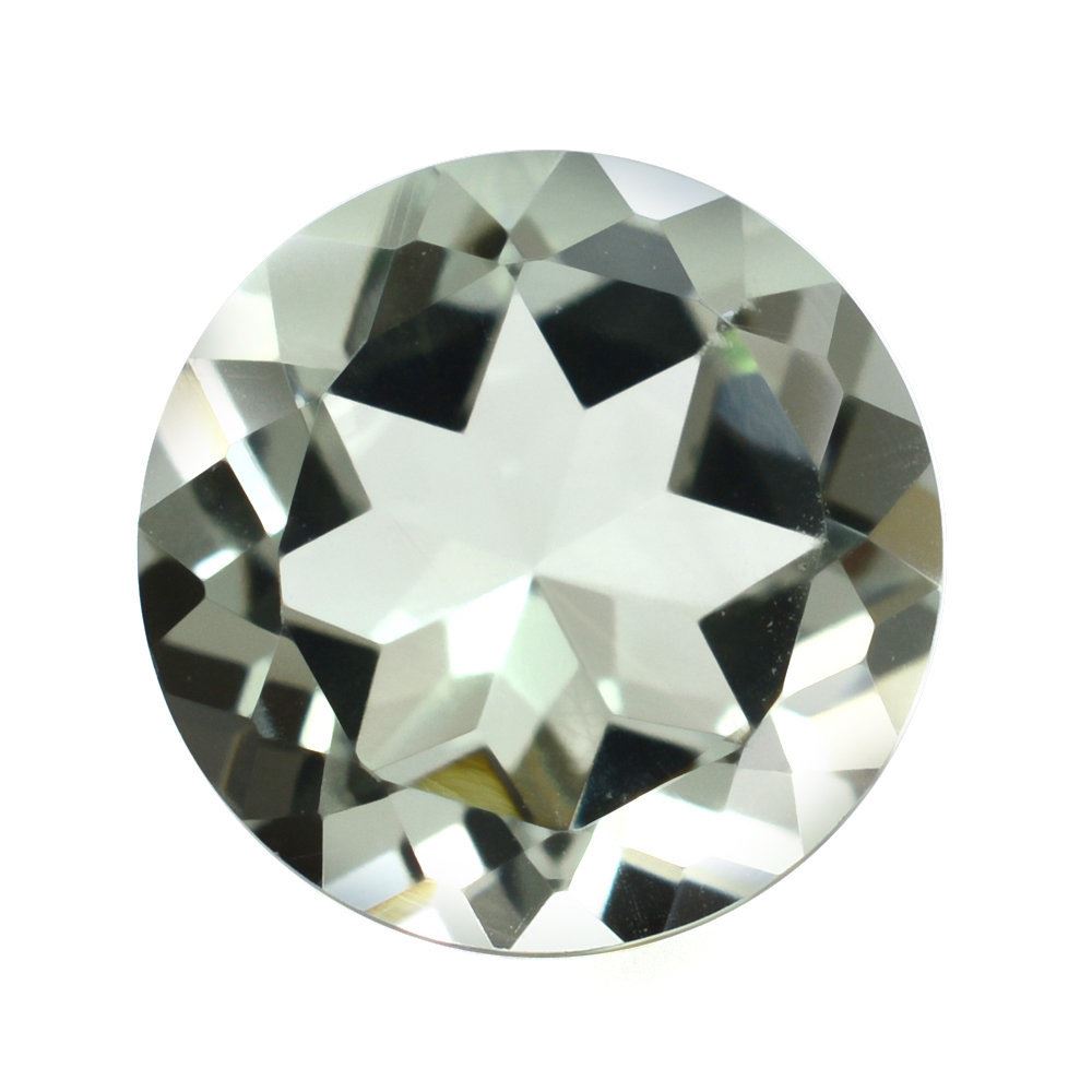 GREEN AMETHYST CUT ROUND 9MM 2.30 Cts.