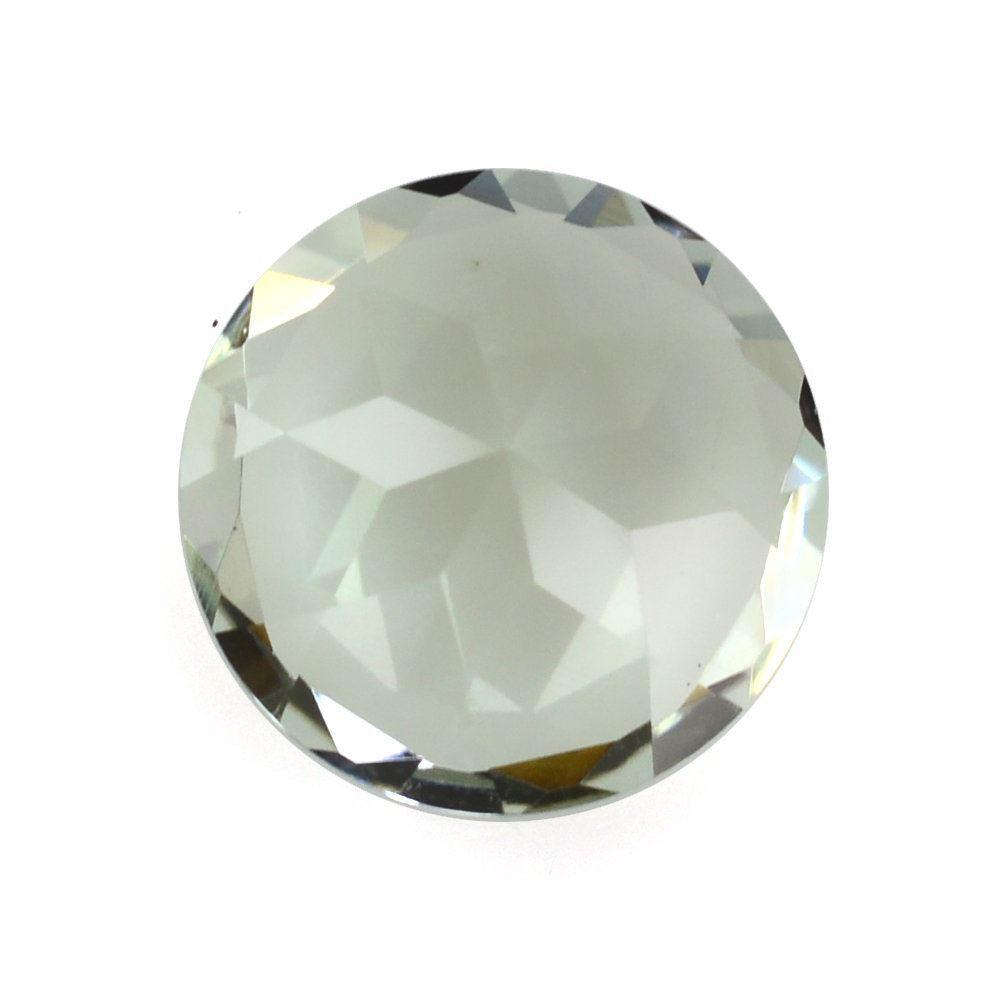 GREEN AMETHYST CUT ROUND 9MM 2.30 Cts.