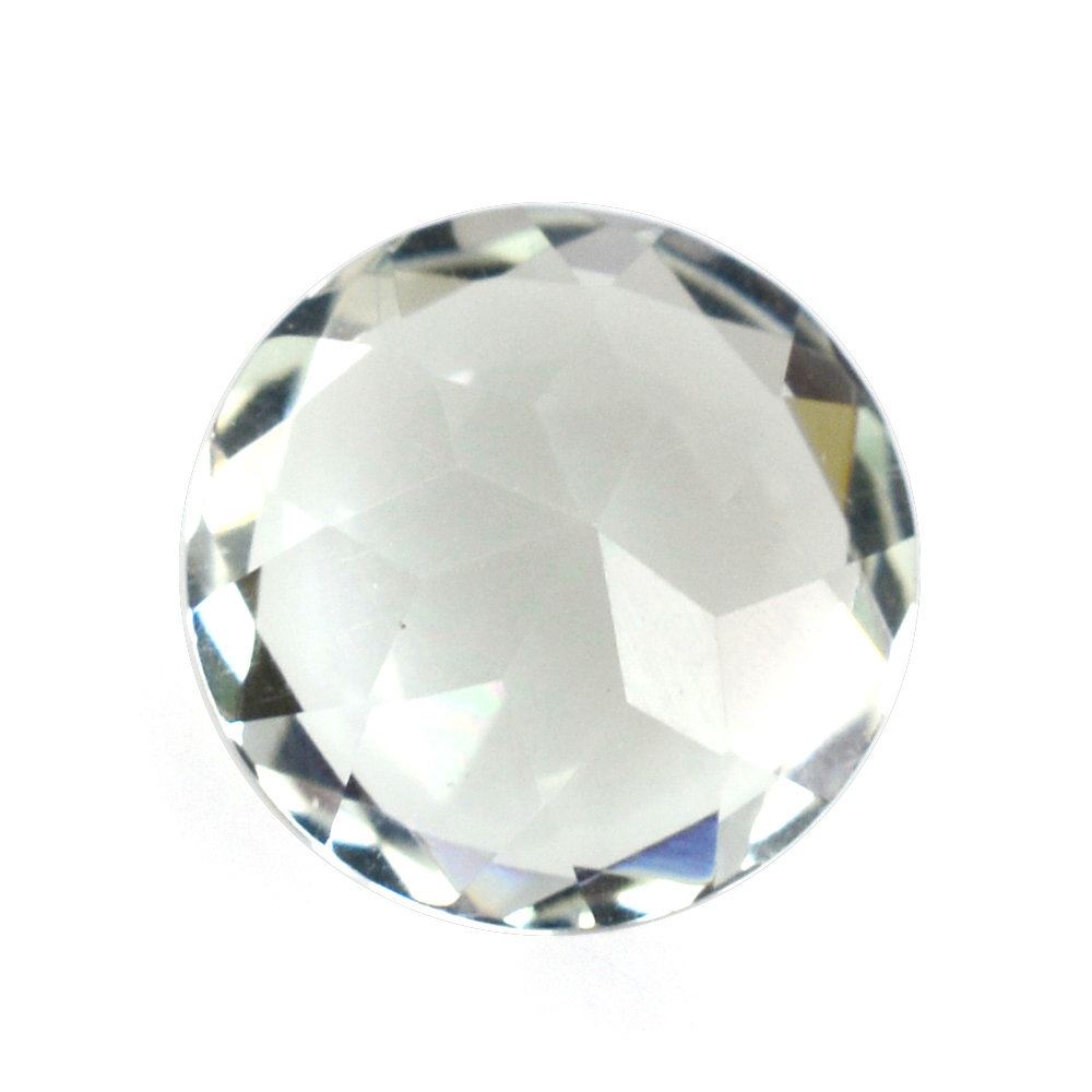 GREEN AMETHYST CUT ROUND 7MM 1.21 Cts.