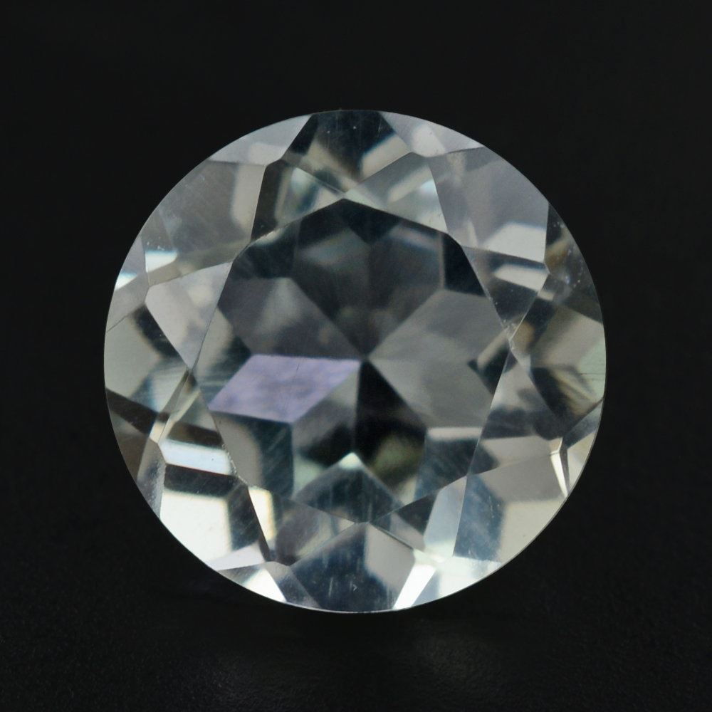 GREEN AMETHYST CUT ROUND 7MM 1.21 Cts.