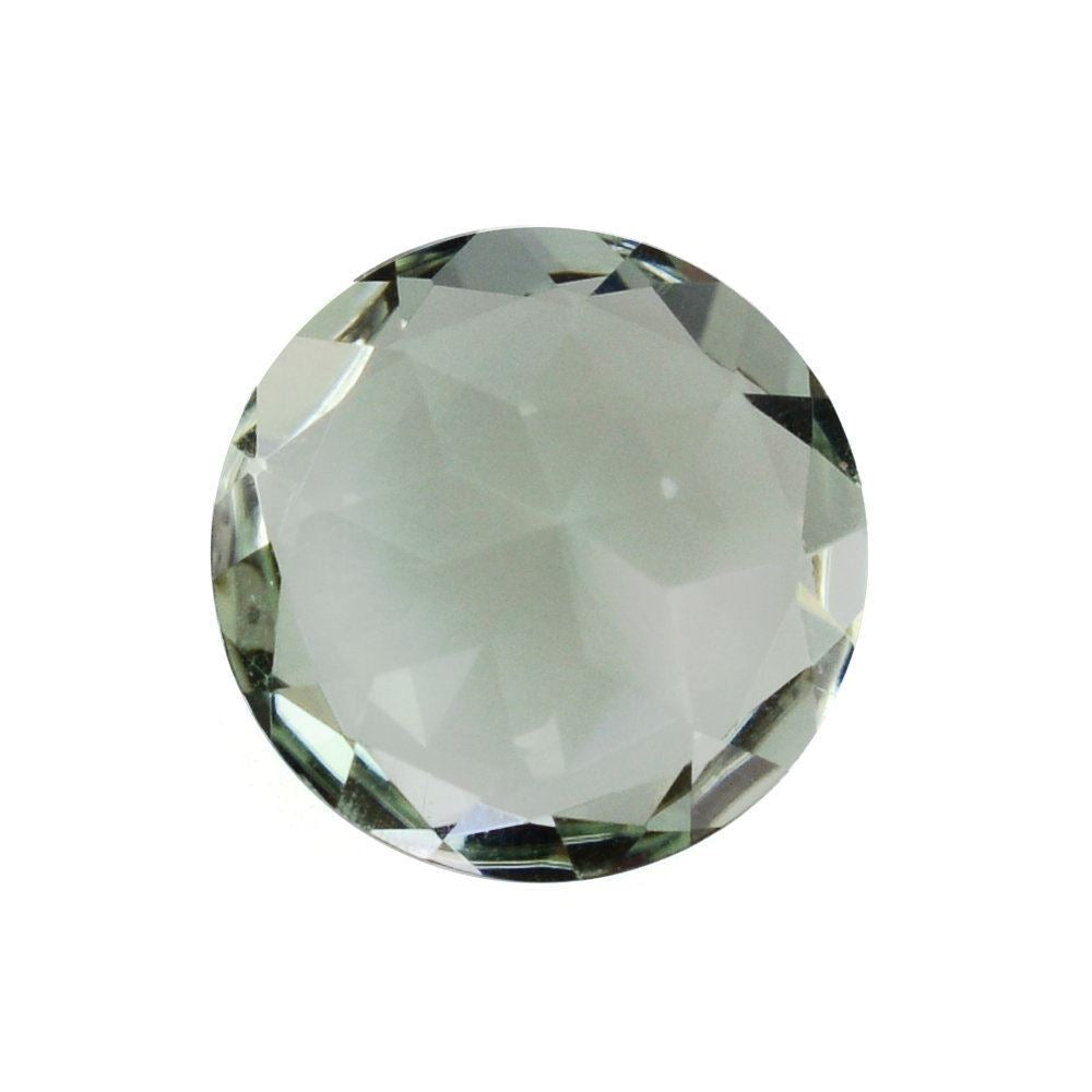 GREEN AMETHYST CUT ROUND 7.50MM (C-A/CLEAN) 1.34 Cts.