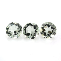 GREEN AMETHYST CUT ROUND 7.50MM (C-A/CLEAN) 1.34 Cts.