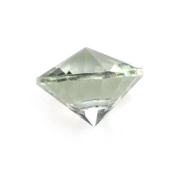 GREEN AMETHYST DIAMOND CUT BRIOLETTE ROUND 8MM 1.58 Cts.