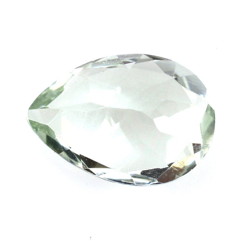 GREEN AMETHYST CUT PEAR 10X7MM 1.65 Cts.