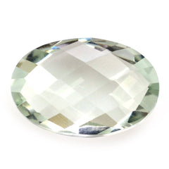 GREEN AMETHYST BRIOLETTE OVAL 12X8MM 2.69 Cts.