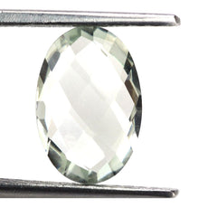 GREEN AMETHYST BRIOLETTE OVAL 12X8MM 2.69 Cts.