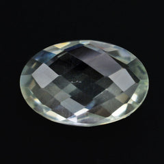 GREEN AMETHYST BRIOLETTE OVAL 12X8MM 2.69 Cts.