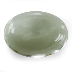 GREEN AMETHYST OVAL CAB 14X10MM 6.10 Cts.