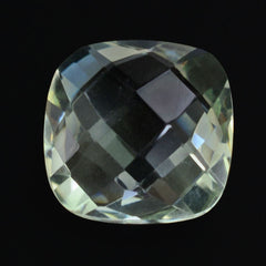 GREEN AMETHYST BRIOLETTE CUSHION 11MM 4.85 Cts.