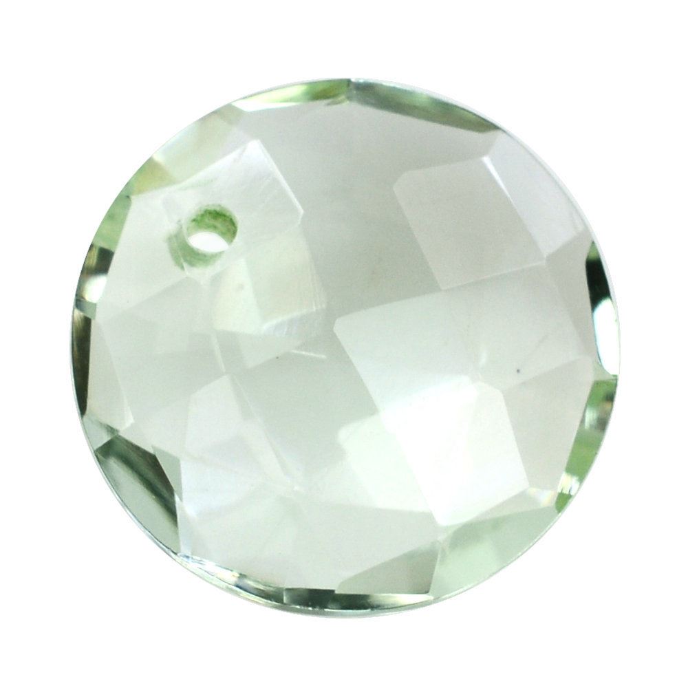 GREEN AMETHYST BRIOLETTE ROUND (FULL DRILL) 12MM 3.59 Cts.