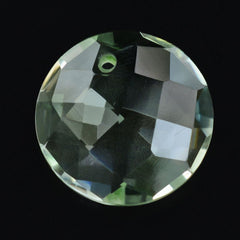 GREEN AMETHYST BRIOLETTE ROUND (FULL DRILL) 12MM 3.59 Cts.