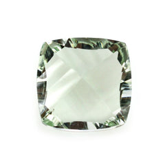 GREEN AMETHYST CONCAVE CUT CUSHION (DES#71) 8MM 2.13 Cts.