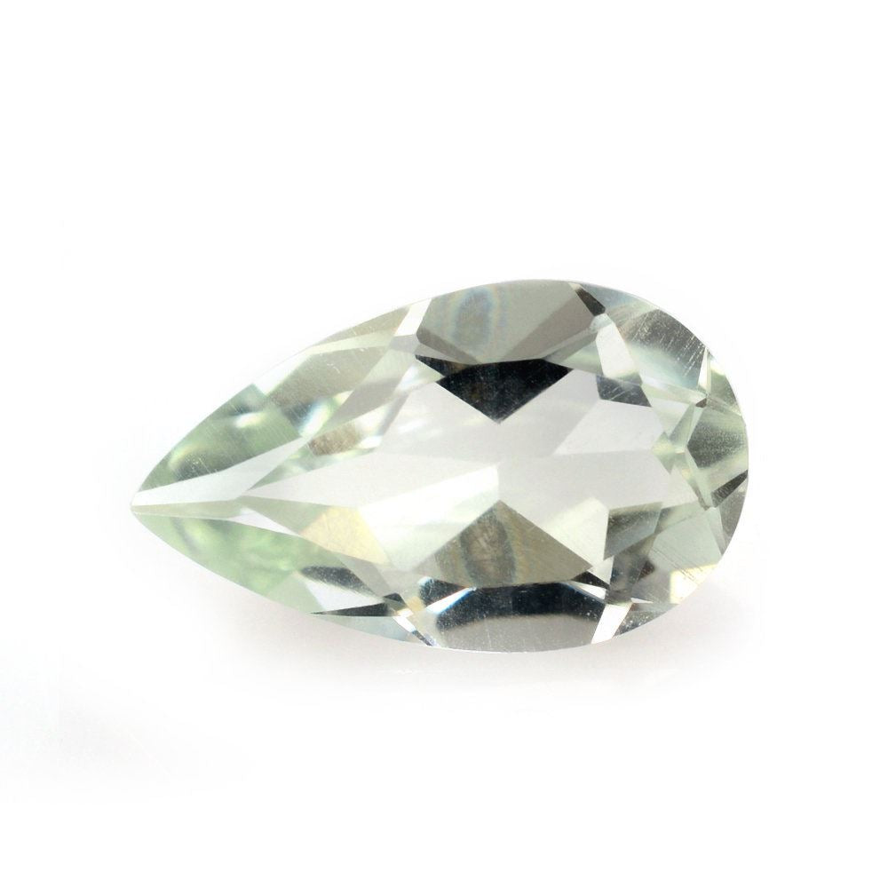GREEN AMETHYST CUT PEAR 10X6MM 1.20 Cts.
